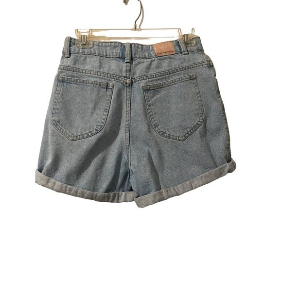 Zara Authentic Denim by TRF High Waisted 5 Pocket Shorts Rolled Hem Size 4 - Picture 2 of 14